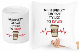 Dla Imprezowicza Zestaw Poduszka + Skarbonka