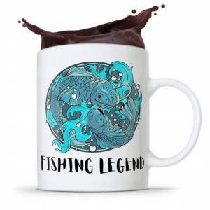 Kubek Prezent Wędkarza Rybaka Fishing Legend