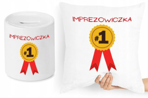 Dla Imprezowicza Zestaw Poduszka + Skarbonka