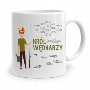 Kubek Prezent Wędkarza Rybaka Król Wędkarzy