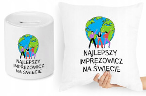 Dla Imprezowicza Zestaw Poduszka + Skarbonka