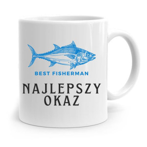 Kubek Prezent Wędkarza Rybaka Najlepszy Okaz