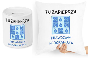 Dla Informatyka Zestaw Poduszka + Skarbonka