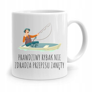 Kubek Prezent Wędkarza Rybaka Prawdziwy Rybak