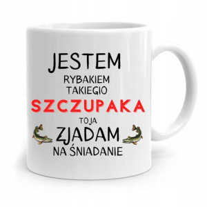 Kubek Prezent Wędkarza Rybaka Zjadam Na Śniadanie