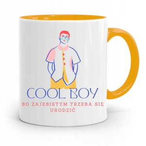 Kubek Prezent Żółty Dla Chłopaka Cool Boy