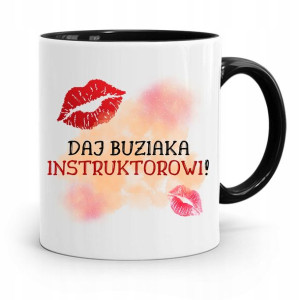 Dla Instruktora Prawa Jazdy Kubek Czarny Prezent