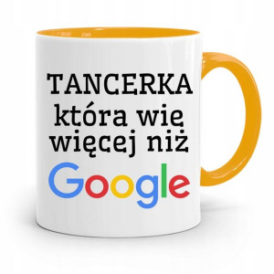 Dla Tancerki Kubek Żółty Na Prezent Na Urodziny