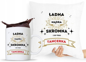 Dla Tancerki Zestaw Poduszka + Kubek Prezent