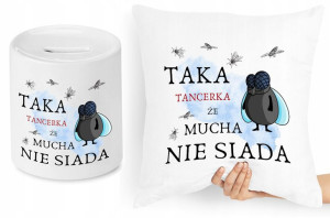 Dla Tancerki Zestaw Poduszka + Skarbonka Prezent