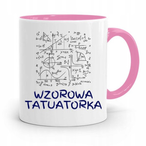 Dla Tatuażystki Tatuażysty Kubek Różowy Na Prezent