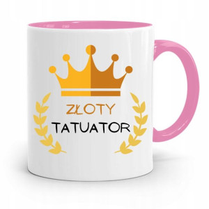 Dla Tatuażystki Tatuażysty Kubek Różowy Na Prezent