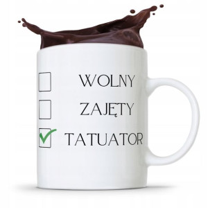 Dla Tatuażystki Tatuażysty Tatuatora Kubek Prezent