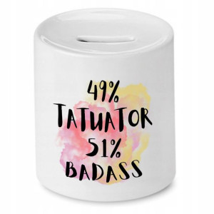 Dla Tatuażysty Prezent Skarbonka Tatuator Badass