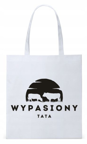 Dla Taty Ojca Tatusia Torba Eco Biała Shopper