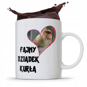 Kubek Prezent Dzień Dziadka Fajny Dziadek Kurła