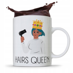 Kubek Prezent Fryzjera Fryzjerki Hairs Queen