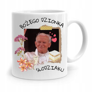 Kubek Prezent Jan Paweł Ii Papież Bożego Dzionka