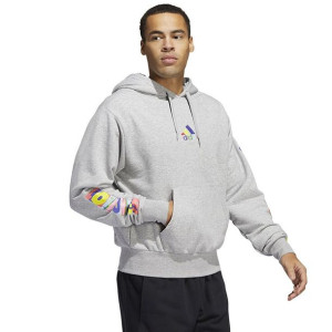 Bluza adidas Pride Hoodie HC4454 - SZARY; M