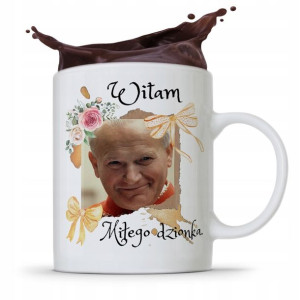 Kubek Prezent Jan Paweł Ii Papież Miłego Dzionka