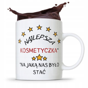 Kubek Prezent Kosmetyczki Najlepsza Kosmetyczka