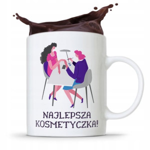 Kubek Prezent Kosmetyczki Najlepsza Kosmetyczka!