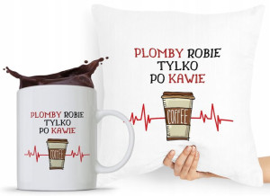 Zestaw Poduszka + Kubek Dla Dentysty Stomatologa