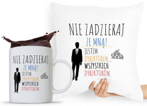 Zestaw Poduszka + Kubek Dla Dyrektora Prezent