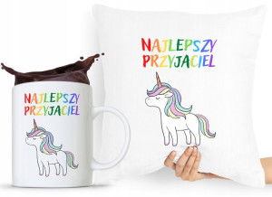 Zestaw Poduszka + Kubek Dla Dziecka Syn Córka