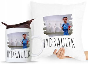 Zestaw Poduszka + Kubek Dla Hydraulika Instalatora