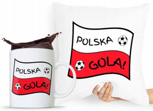 Zestaw Poduszka + Kubek Dla Kibica Prezent
