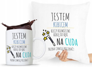 Zestaw Poduszka + Kubek Dla Kibica Prezent