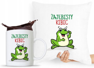 Zestaw Poduszka + Kubek Dla Kibica Prezent