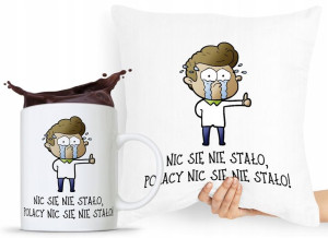 Zestaw Poduszka + Kubek Dla Kibica Prezent