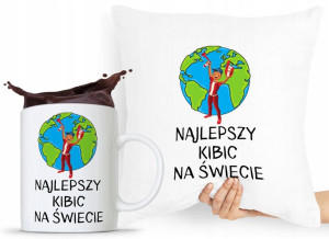 Zestaw Poduszka + Kubek Dla Kibica Prezent