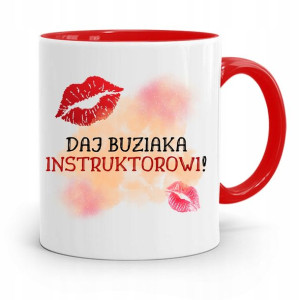 Dla Instruktora Prawa Jazdy Kubek Czerwony Prezent
