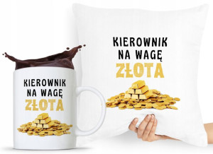 Zestaw Poduszka + Kubek Dla Kierownika Menedżera