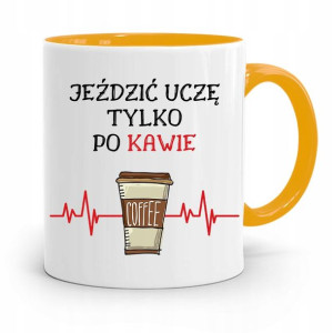 Dla Instruktora Prawa Jazdy Kubek Żółty Prezent
