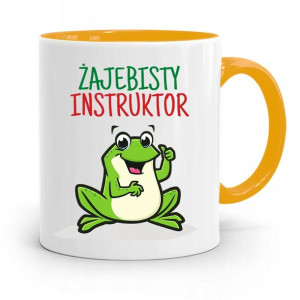Dla Instruktora Prawa Jazdy Kubek Żółty Prezent