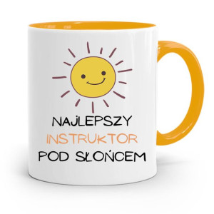 Dla Instruktora Prawa Jazdy Kubek Żółty Prezent