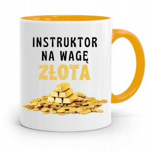 Dla Instruktora Prawa Jazdy Kubek Żółty Prezent