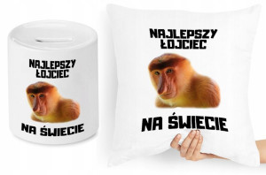 Dla Taty Zestaw Poduszka + Skarbonka Prezent