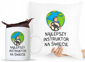 Dla Instruktora Zestaw Poduszka + Kubek Prezent