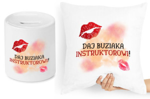 Dla Instruktora Zestaw Poduszka + Skarbonka