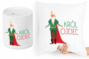 Dla Taty Zestaw Poduszka + Skarbonka Prezent