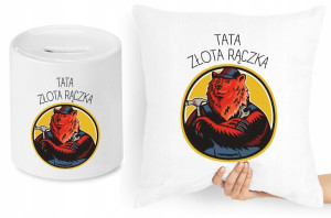 Dla Taty Zestaw Poduszka + Skarbonka Prezent
