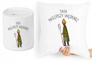 Dla Taty Zestaw Poduszka + Skarbonka Prezent