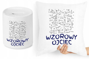 Dla Taty Zestaw Poduszka + Skarbonka Prezent