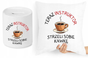 Dla Instruktora Zestaw Poduszka + Skarbonka