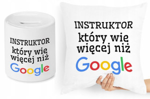 Dla Instruktora Zestaw Poduszka + Skarbonka